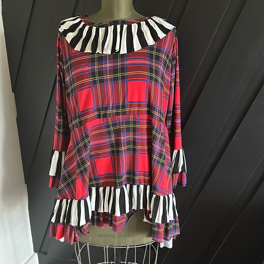 Lillyanna Ladies multi print top